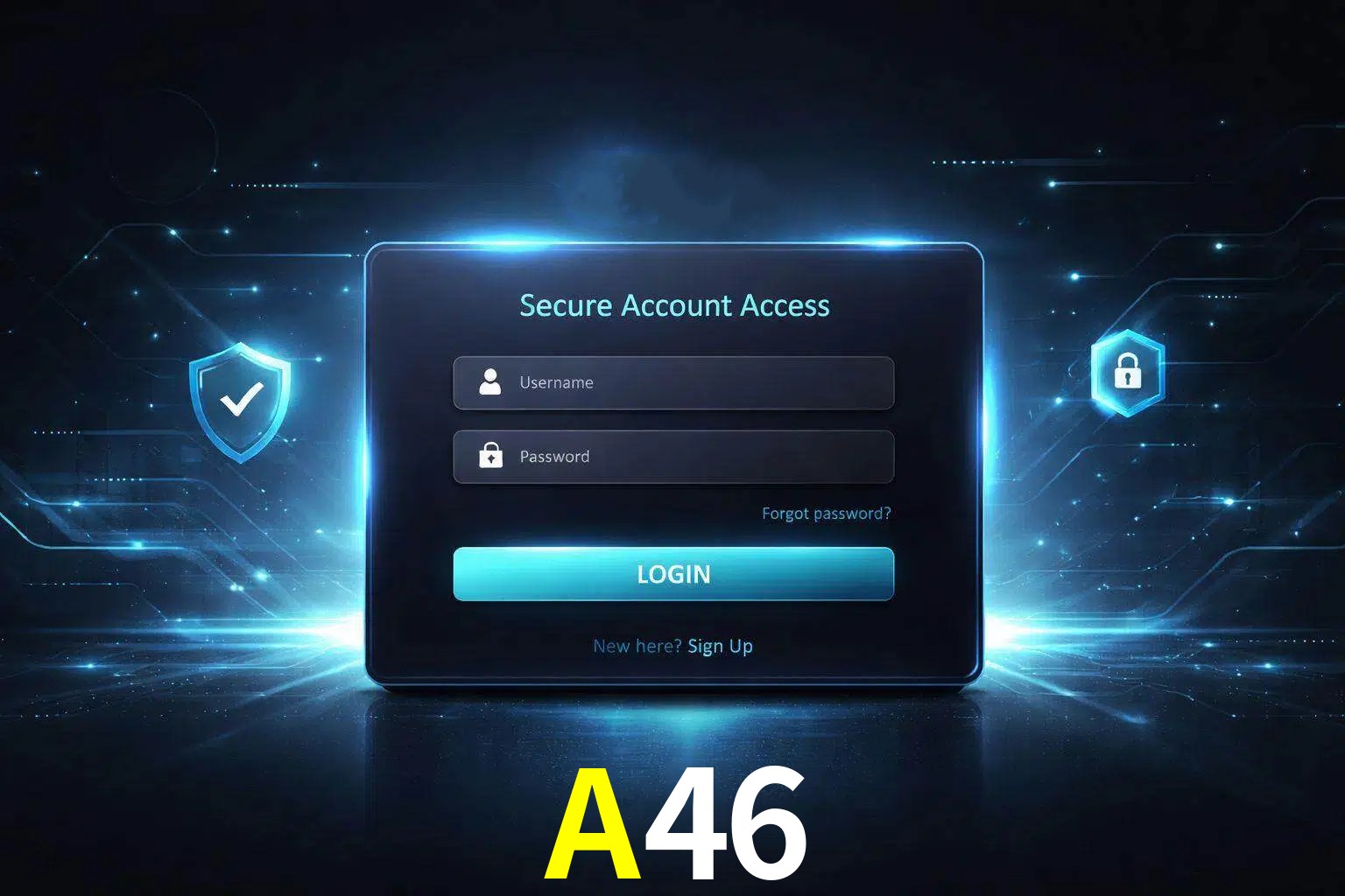 Pantalla de inicio de sesión de cuenta A46 para usuarios en México